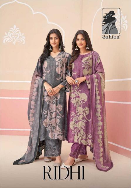 sahiba ridhi UNIQUE MUSLIN SILK DIGITAL PRINT wholesale salwar kameez in surat