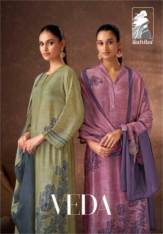 Sahiba Veda Series 3320-3392 Muslin Silk Elegant Style Material Wholesale Salwar Kameez | 