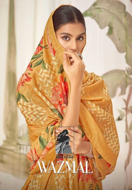 sahiba wazmal UNIQUE MUSLIN SILK DIGITAL PRINT wholesale salwar kameez in surat