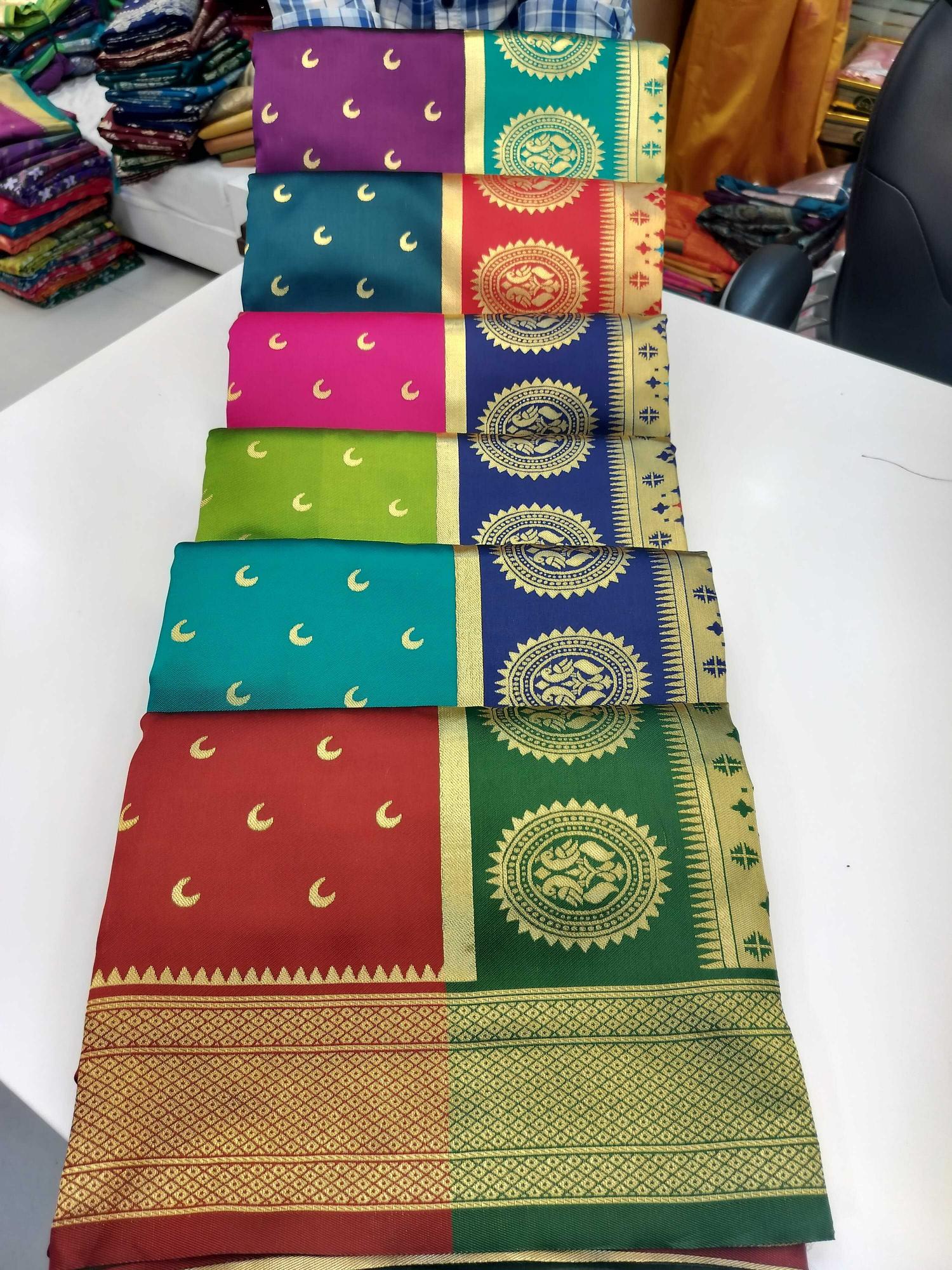 Saroj chandkor soft silk wholesale saree in surat 