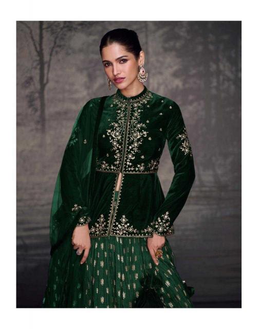 Sayuri Designer Glam series 5601 to 5602 Velvet Lehenga Choli Elegant Wholesale Collection