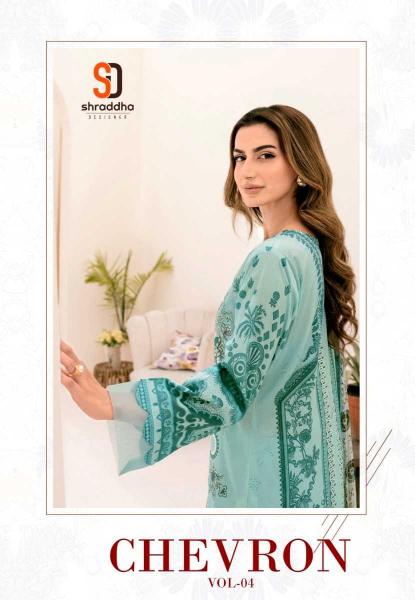 shraddha chevron vol 4 series 4001 Pure Cotton wholesale salwar kameez in surat