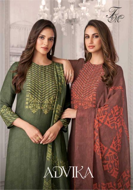 t&m advika simmer tissue digital print wholesale salwar kameez in surat