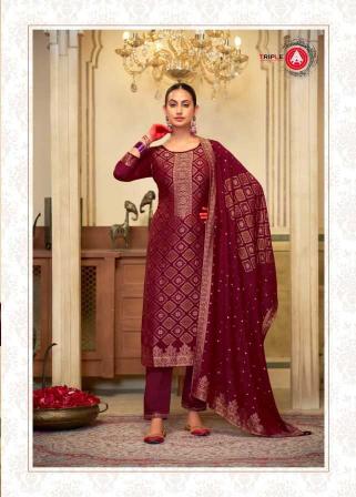 triple a hanshika series 11911-11916 Viscos Muslin wholesale salwar kameez in surat