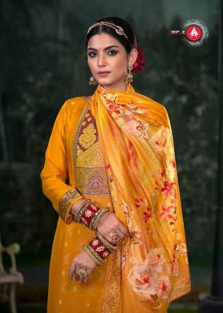 triple a raag series 13191-13196 Viscos Muslin Jequard wholesale salwar kameez in surat