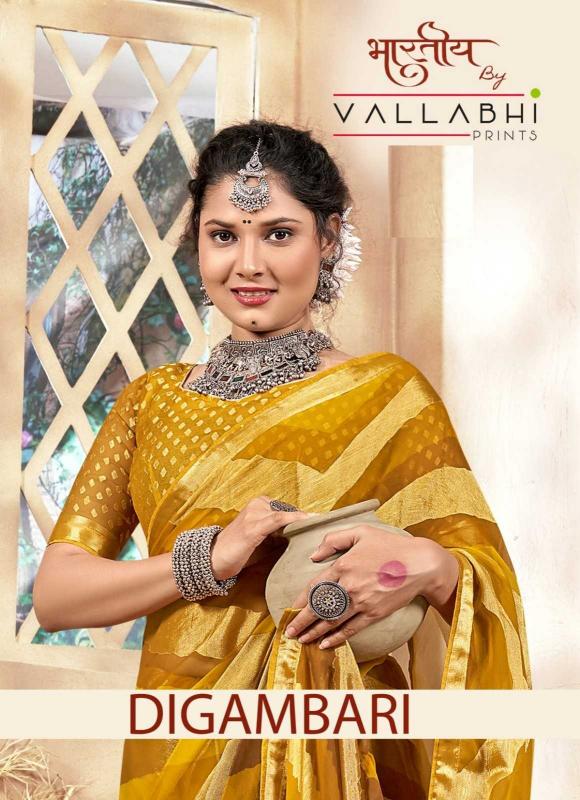 vallabhi digambari series 28531-28536 brasso wholesale saree in surat 