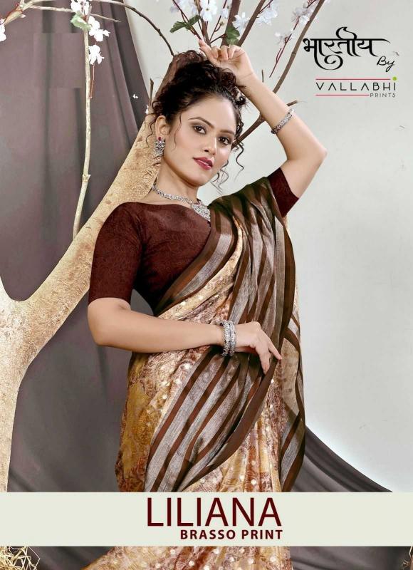 vallabhi prints liliana series 29501-29506 BRASSO wholesale saree in surat 