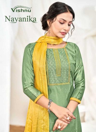 vishnu nayanika series 69001-69012 simmer silk wholesale salwar kameez in surat