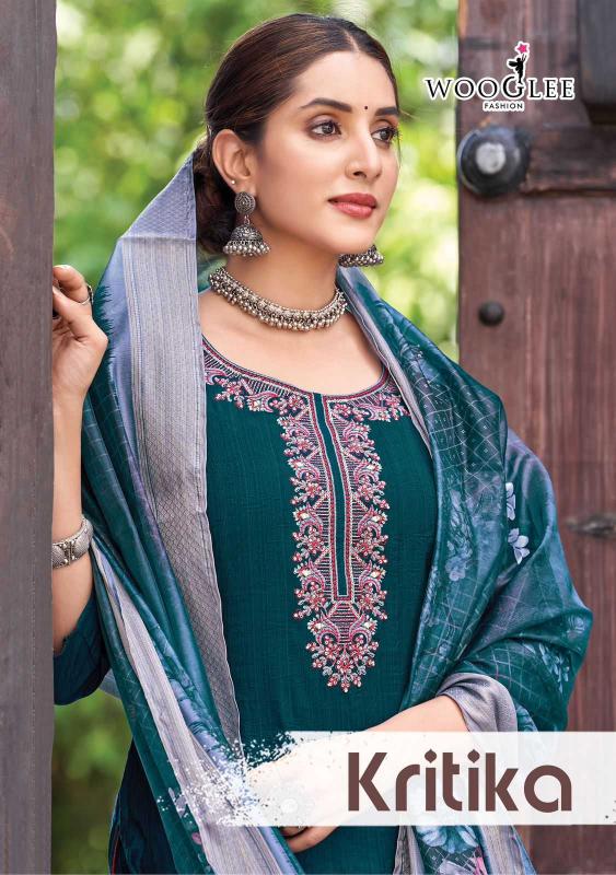 wooglee kritika series 1001-1006 Viscose Weaving  wholesale readymade salwar kameez in surat