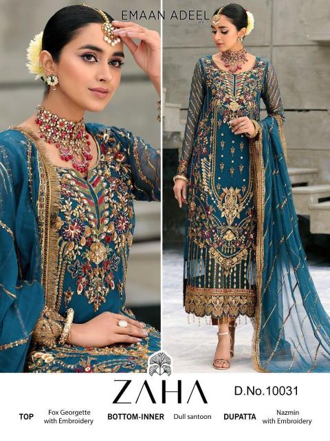 ZAHA DNO_10031 GEORGETTE wholesale salwar kameez in surat