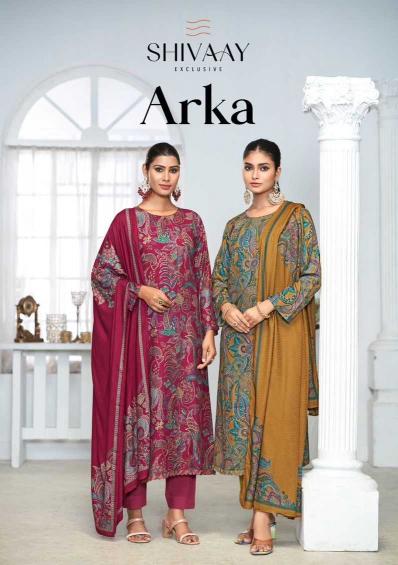 | Shivaay Arka Series 1001 to 1004 Viscose Pashmina Winter Special Print Wholesale Salwar Kameez in Surat