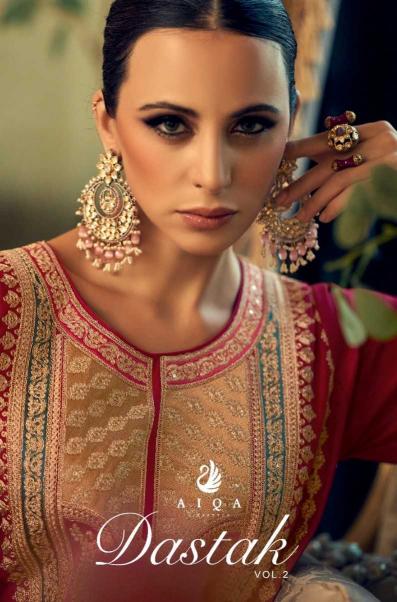 Aiqa Lifestyle Dastak Vol 2 Series 1159-1165 Pashmina Wholesale Salwar Kameez in Surat