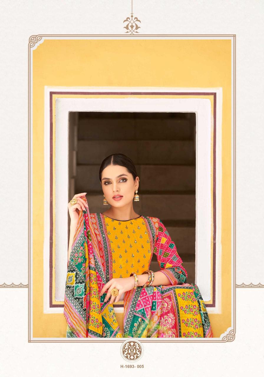 Alok Bella Vol 11 Series 001-006 Muslin Print Regular Wear Wholesale Pakistani Salwar Kameez in Surat