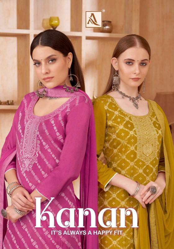 ALOK KANAN SERIES 1664001-1664006 Muslin Jacquard  Wholesale Salwar Kameez  in Surat