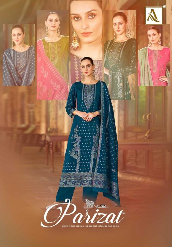 Alok Parizat Series 1651001-1651006 Viscose Pasmina Wholesale Winter Special Pakistani Salwar Kameez in Surat