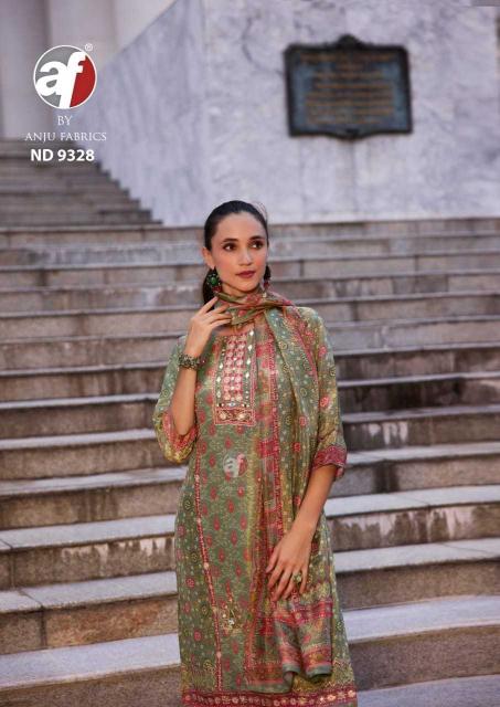 Anju Fab ND 9328 Shimmer with Amazing Look Wholesale Ready-Made Combo Suits in Surat