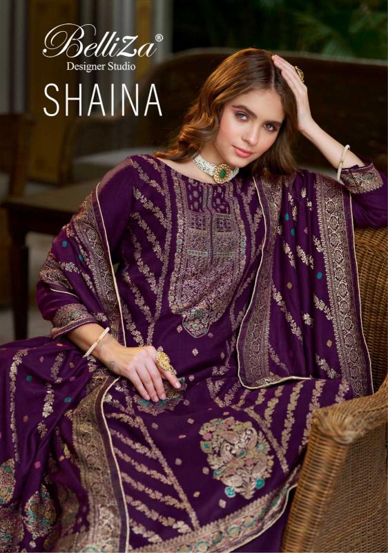 Belliza Shaina Hit Design Series 968001 to 968006 Viscose Pashmina Wholesale Amazing Pakistani Salwar Kameez in Surat