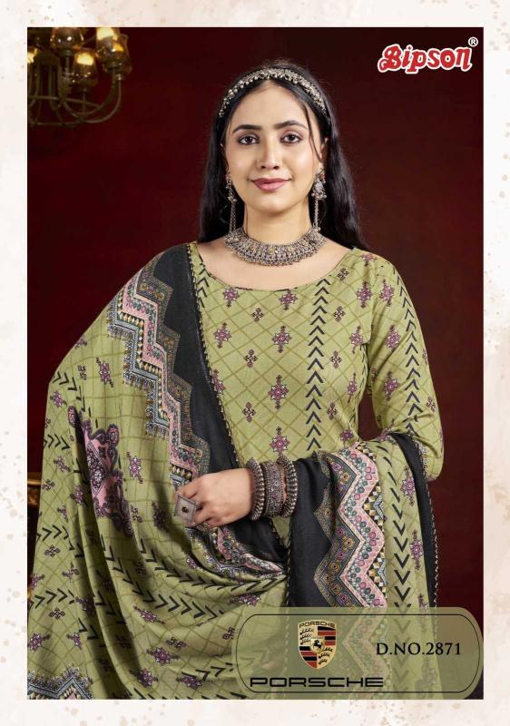 Bipson Prints Porsche 2871 Viscose Pashmina Winter Pretty Look Wholesale Salwar Kameez In Surat