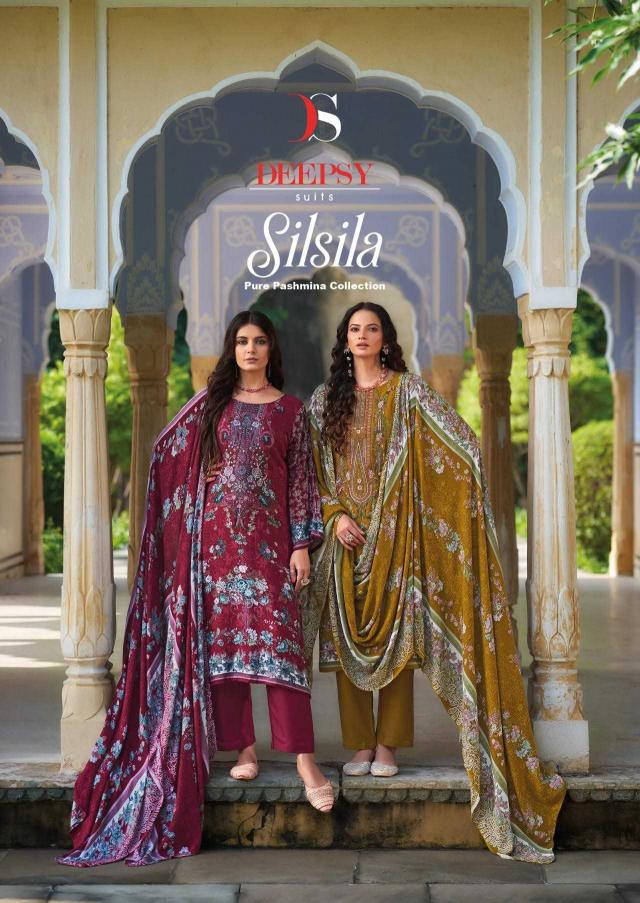 Deepsy Suits Silsila Series 1001 to 1006 Viscose Pashmina Trendy Winter Wholesale Salwar Kameez in Surat