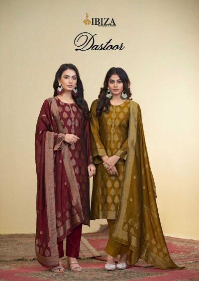 Ibiza Dastoor Series 11040-11043 Banglory Silk Jacquard Wholesale Salwar Kameez in Surat