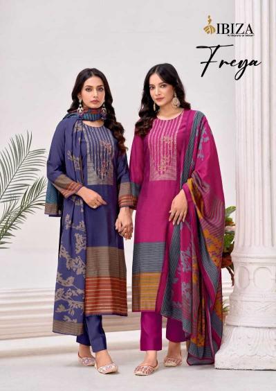 Ibiza Freya Series 1221-1224 Viscose Pashmina Winter Wholesale Salwar Kameez In Surat