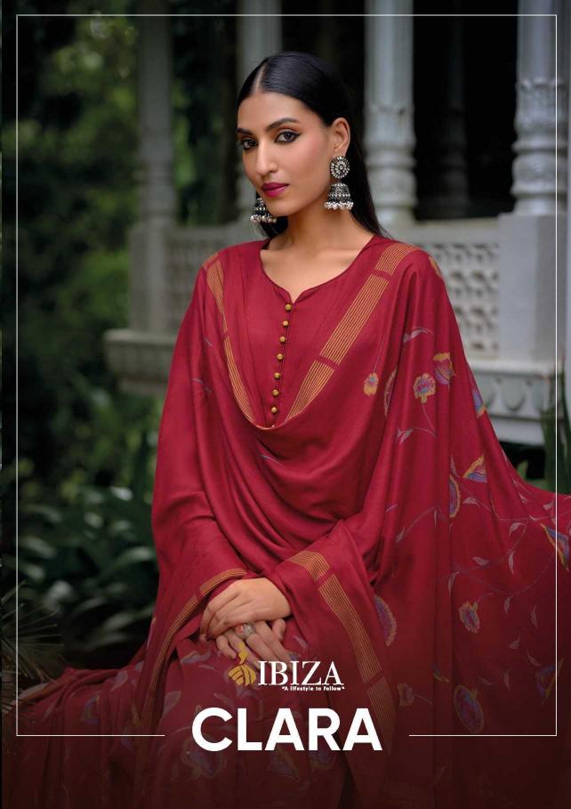 IBIZA LIFESTYLE Clara Series 11056-11063 Viscose Pashmina Wholesale Winter Collection Suits Surat