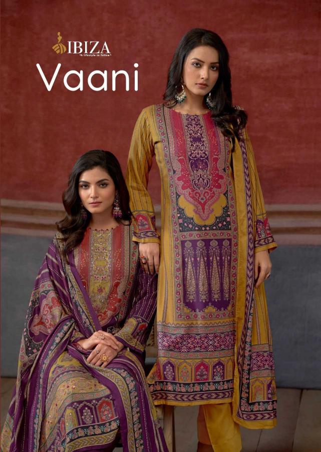 Ibiza Lifestyle Vaani Series 10975-10978 Digital Print Viscose Pashmina Wholesale Salwar Kameez in Surat