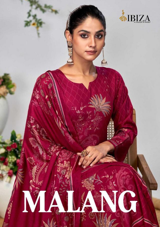 Ibiza Malang Series 11101-11104 Elegant Style Viscose Pashmina Wholesale  Salwar Kameez in Surat