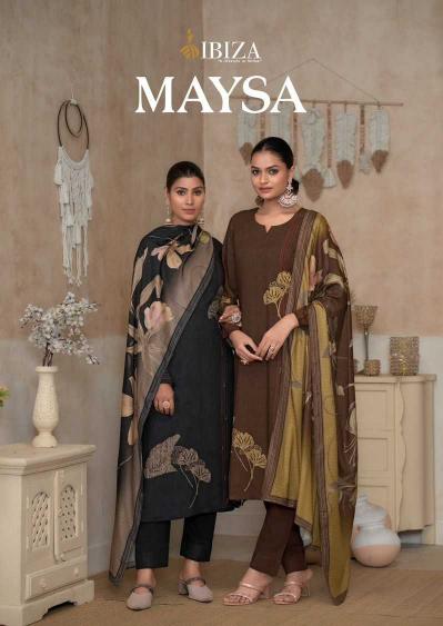 Ibiza Maysa Series 11016 to 11019 Viscose Pashmina Wholesale Salwar Suits in Surat