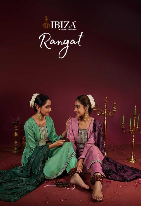 Ibiza Rangat Series 15716-15719 Morrocco Silk Jacquard Wholesale Salwar Kameez in Surat