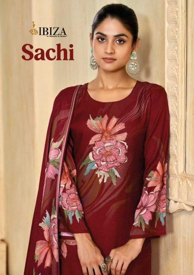 Ibiza Sachi Series 11081 to 11084 Viscose Pashmina Winter Wholesale Salwar Kameez In Surat