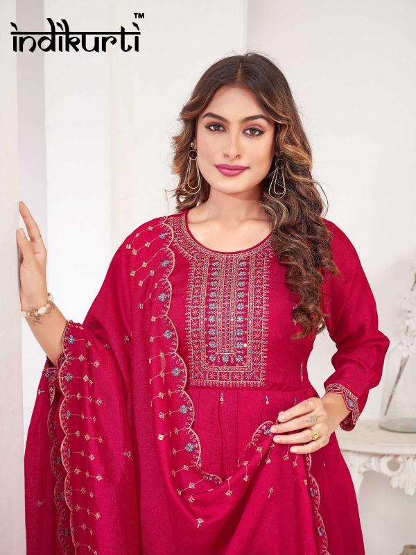 Indikurti Disha Vichitra Embroidered Wholesale Ready-Made Combo Suit in Surat