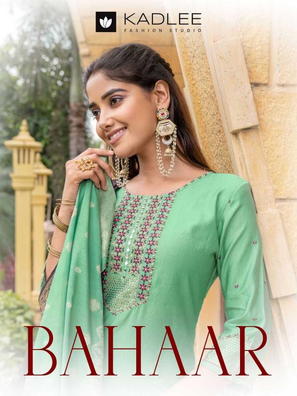 Kadlee Bahaar Series 3001-3006 Viscose Wholesale Readymade Suits in Surat