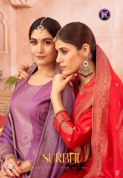 Kala Fashion Surbhi Series 70001-70004 Pashmina Jacquard Elegant Style Winter Wholesale Salwar Kameez in Surat