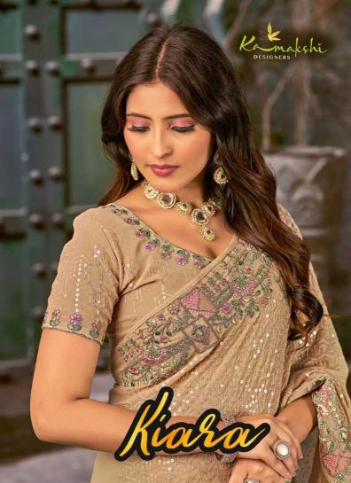 Kamakshi Designers Kiara Series 2501-2511 Georgette Classic Look Wholesale Sarees in Surat