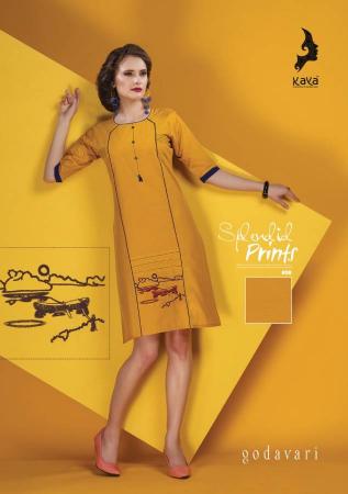 Kaya Cotton Denting Kurti , Wholesale Kurtis in Surat - Premium