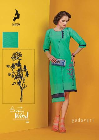 Kaya Cotton Denting Kurtis , Wholesale Kurtis in Surat - Premium Quality