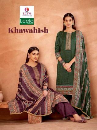 KHAWAHISH LEELA DESIGNER Series 1001-1006 Winter Pashmina Print Wholesale Pakistani Salwar Kameez  in Surat