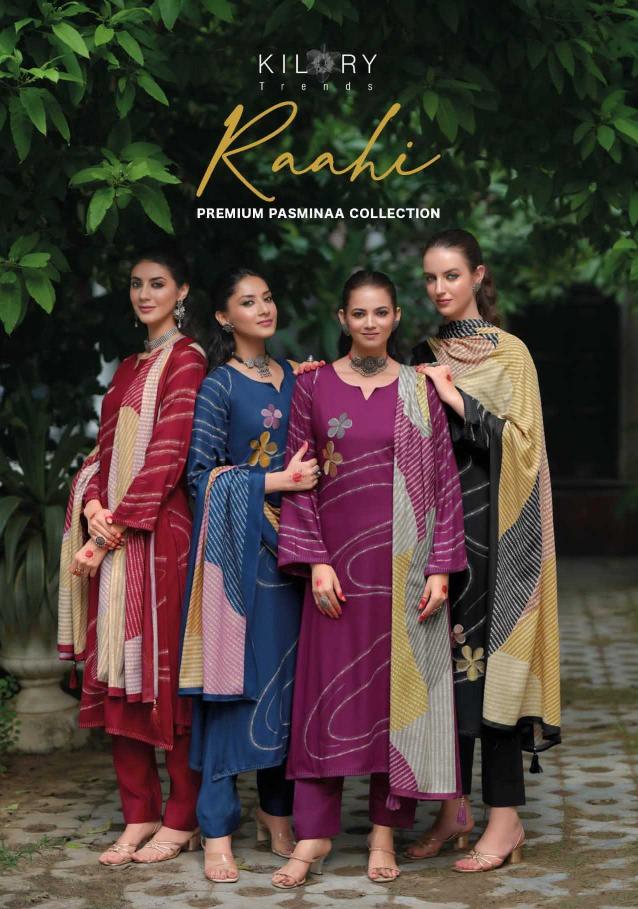 Kilory Trends Raahi Series 1161 to 1164 Winter Wear Viscose Pashmina Wholesale Salwar Kameez in Surat