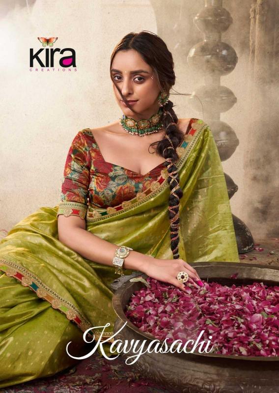 Kira Creation Kavyasachi Series 6401-6406 Zari Tissue Fashionable Wholesale Sarees in Surat