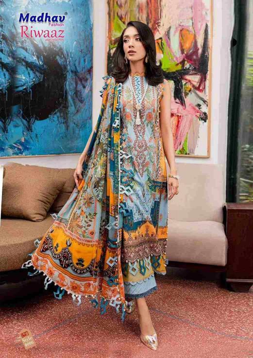 Lawn Hits Riwaaz Heavy Cotton Print Exclusive Karachi Collection Wholesale Suits in Surat