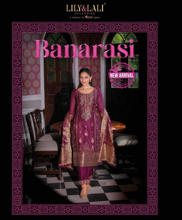 Lily & Lali Banarasi Vol 1 Series 23101 to 23106 Banarasi Jacquard Silk Wholesale Readymade Salwar Kameez in Surat