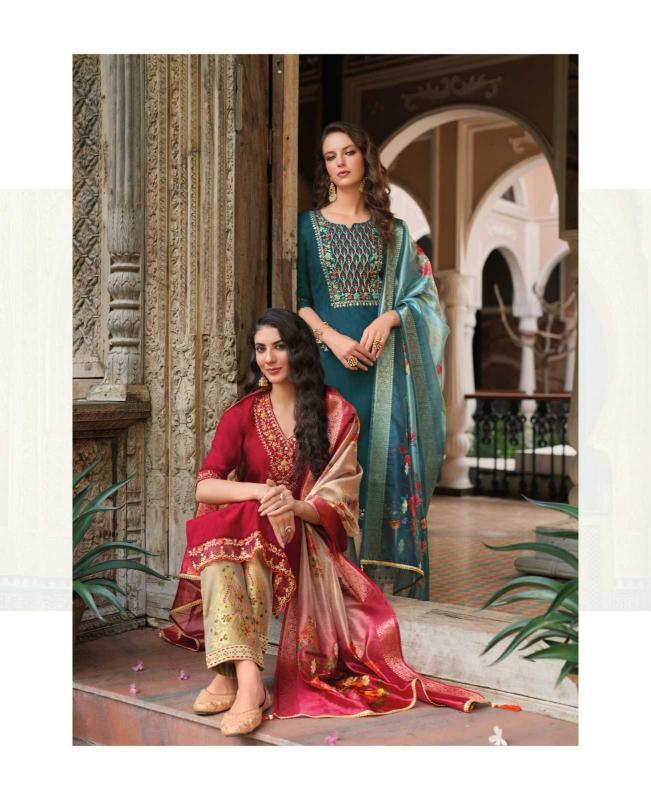 Lily & Lali Meenakari Vol 4 Series 23201 to 23206 Jacquard Viscose Wholesale Readymade Salwar Kameez in Surat