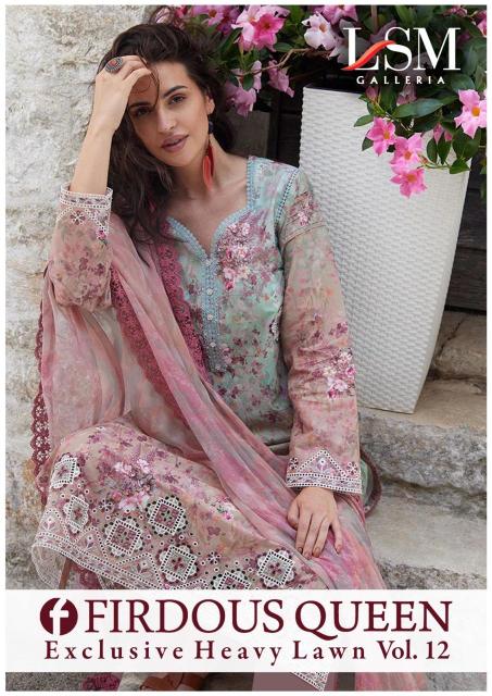 LSM Firdous Queen Vol-12 Series 121-126 Cotton Wholesale Salwar Kameez in Surat