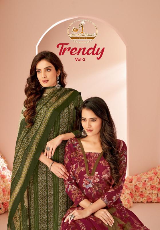 Miss World Trendy Vol-02 Series 2001-2010 Cotton Wholesale Salwar Kameez in Surat