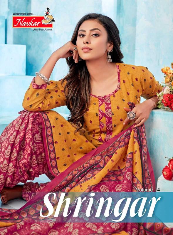 Navkar Shringar Vol 4 Series 401-416 Cotton Print Patiyala Suits - Wholesale Readymade Salwar Kameez in Surat