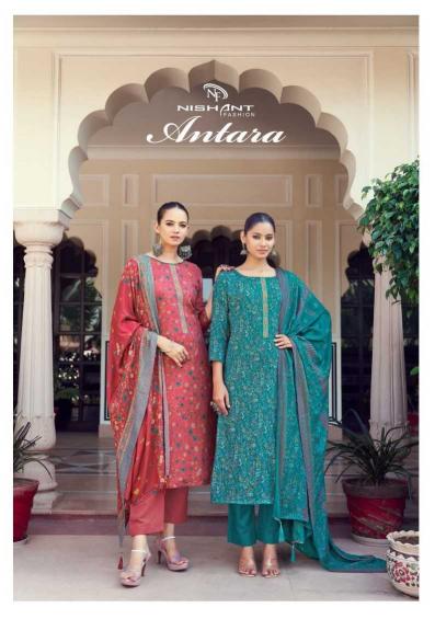 Nishant Fashion Antara Series 88001-88008 Fashionable Winter Viscose Pashmina Wholesale Salwar Kameez in Surat