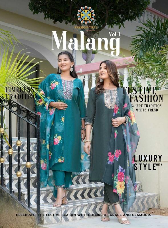 Passion Tree Malang Vol 1 Series 2001 to 2008 Shimmer Silk, Wholesale Readymade Salwar Kameez in Surat 