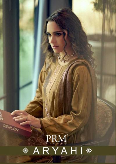 PRM Trendz Aryahi Series 6623-6630 Viscose Pashmina Wholesale Winter Suits in Surat