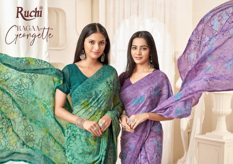 RAGAA GEORGETTE VOL 16 BY RUCHI COMFORTABLE SAREE